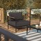 Flash Furniture Black Teak Accented Patio Chair with Cushions GM-201027-1S-CH-GG - alternate 1